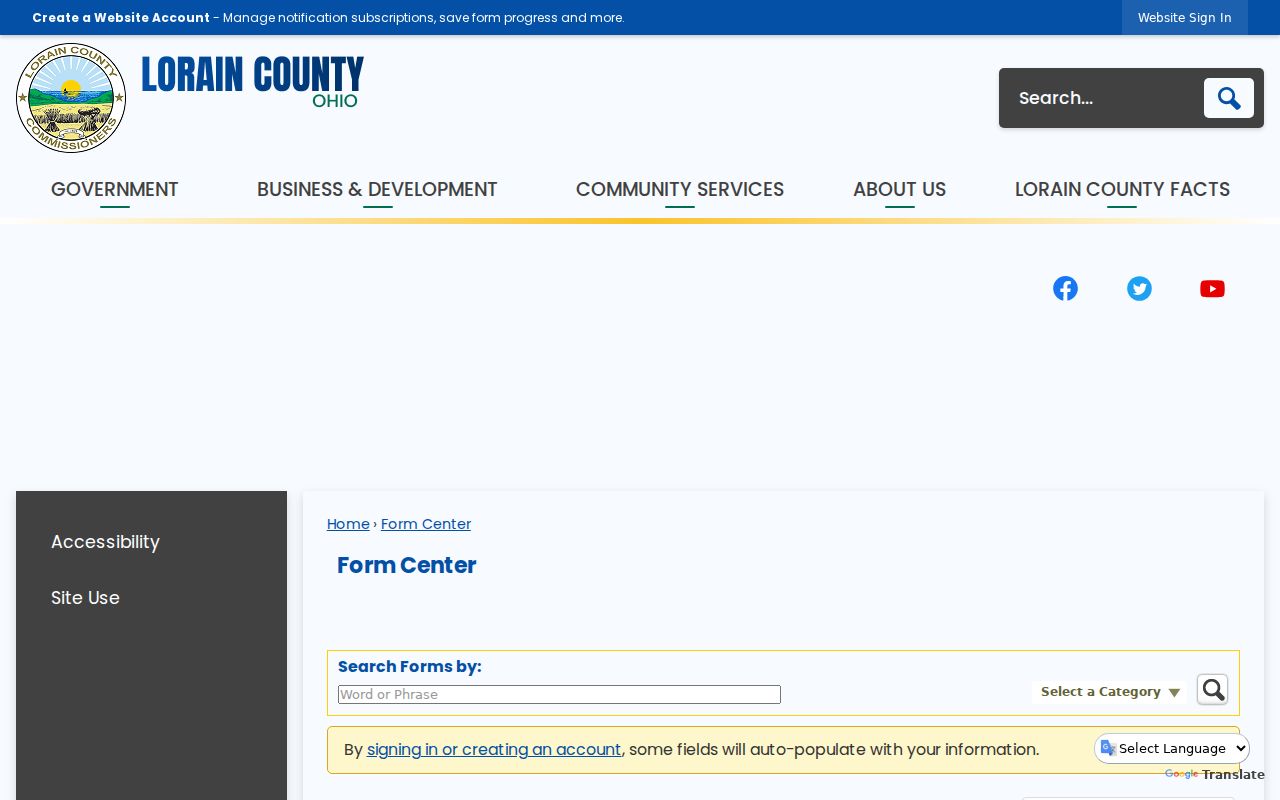 Lorain County neighbors 911 public-records request form